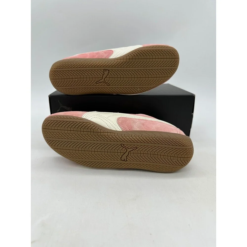 Puma Speedcat Women's Size 6 Pink White Suede Athletic Shoes 405407 04